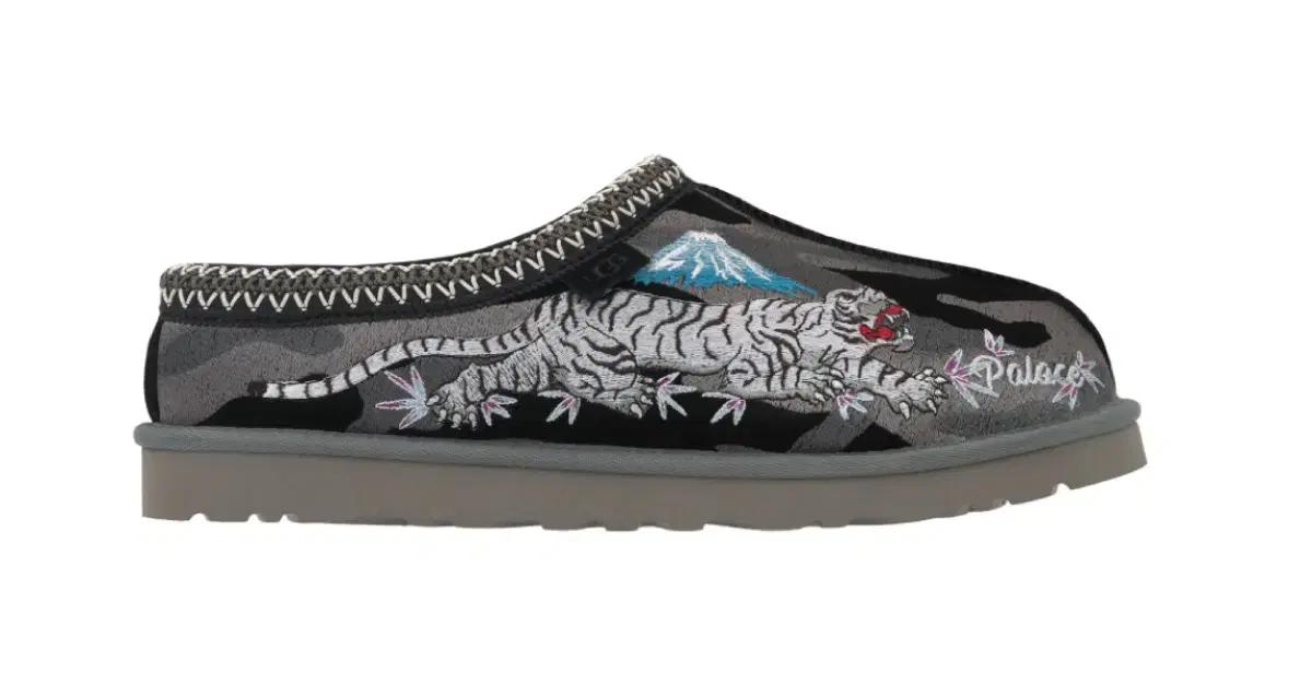 UGG 팔라스 타스만 슬리퍼 블랙 카모 UK9 새상품