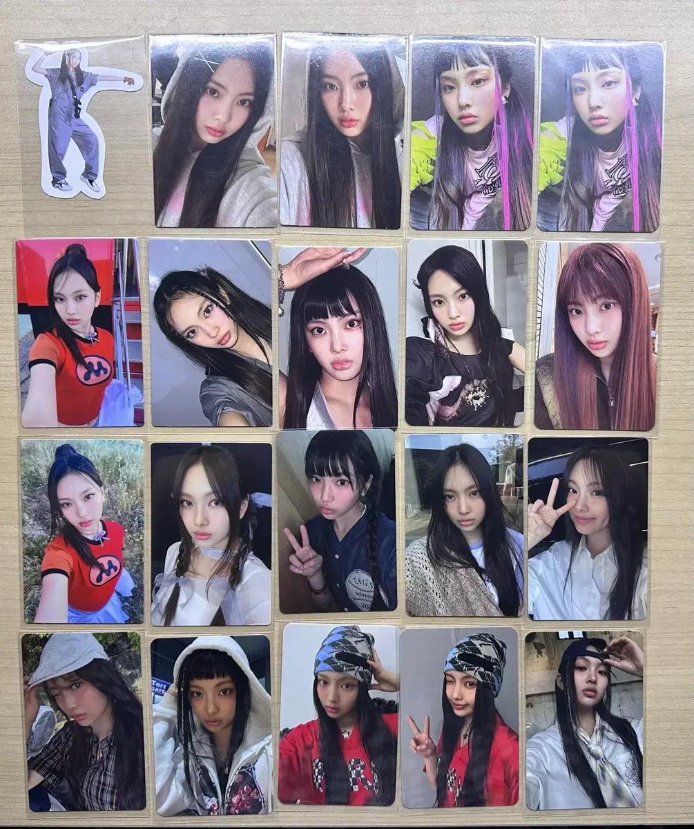 급처 개당 0.05꼴) 뉴진스 혜인 62장 포카 일괄 양도