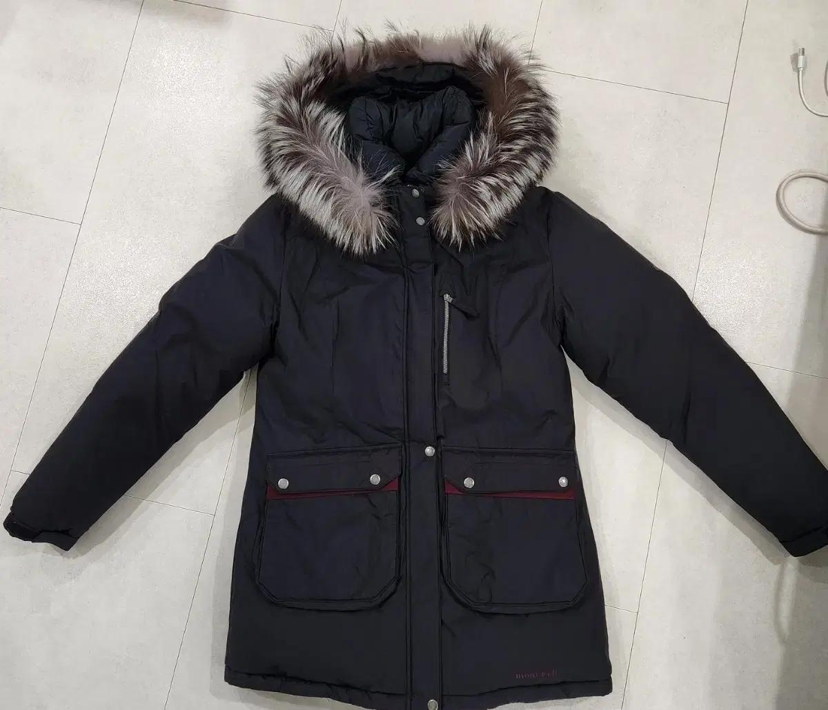 몽벨 여성 헤비롱 구스다운 블랙