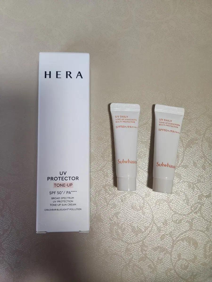 헤라 톤업 선크림 (설화수 상백톤업 선크림)