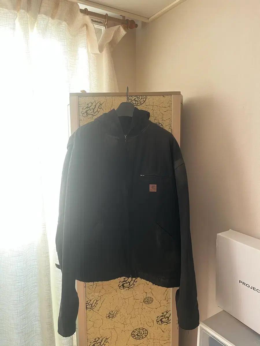 1) project gr 프로젝트gr 디스트레드 머드 자켓