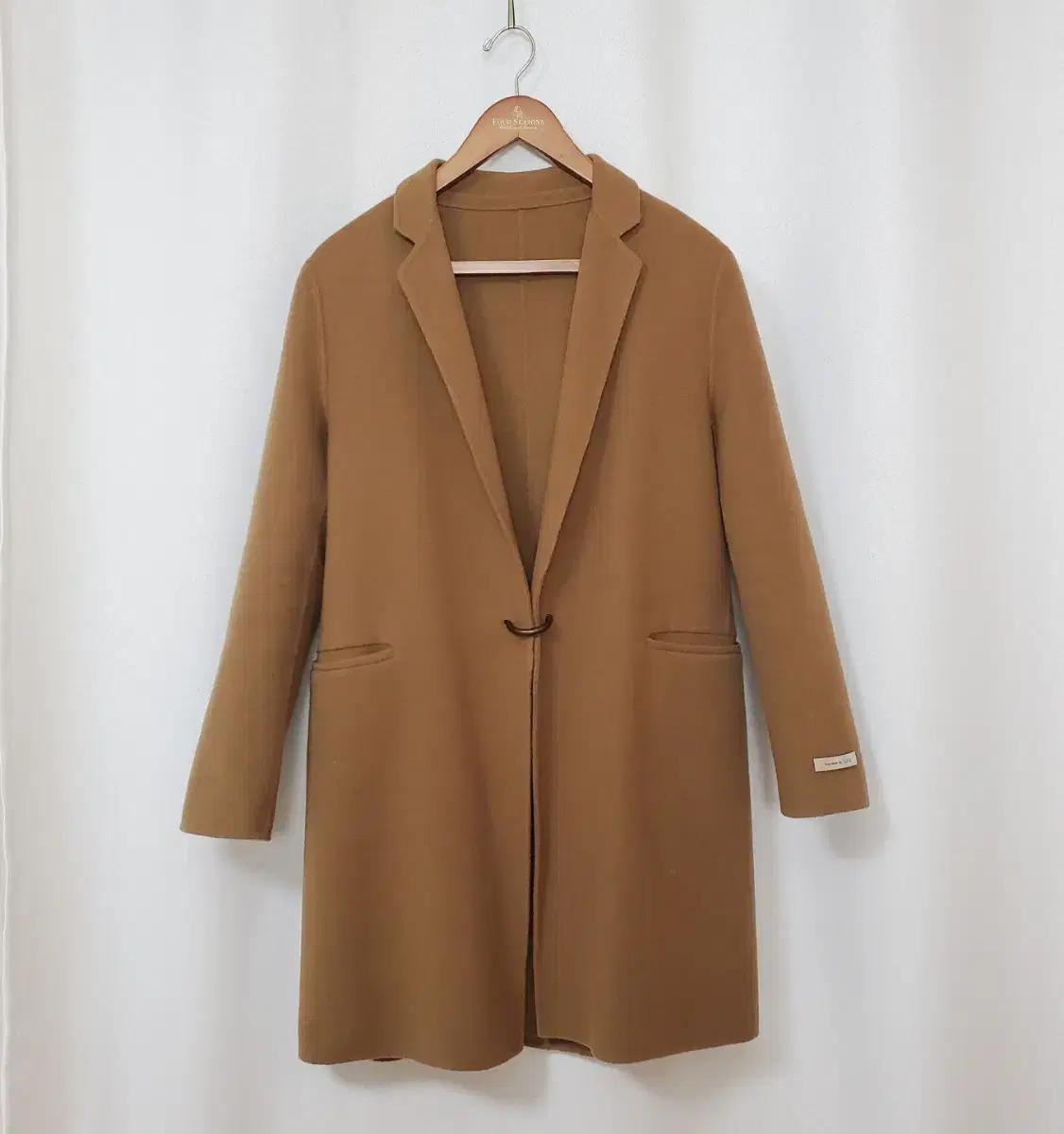 한섬 SJSJ 리얼양모 캐시미어블렌딩 울코트 66