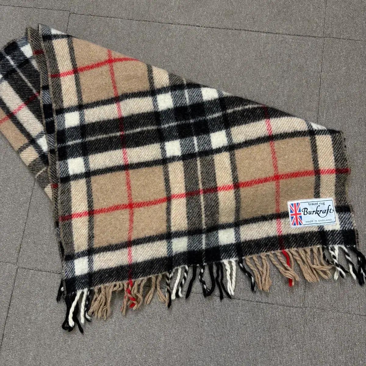 burkraft 잉글랜드 울 테이블 캠핑 러그