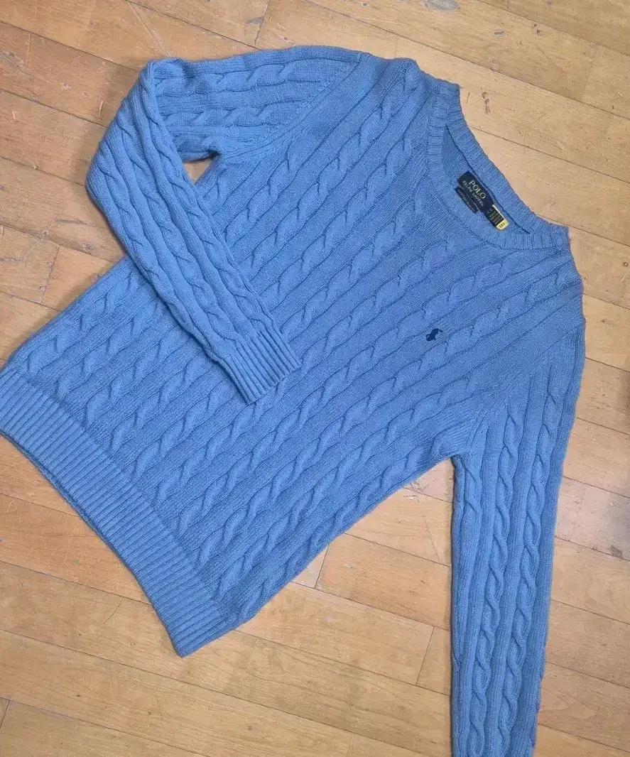 M 폴로 꽈배기 니트 랄프로렌 케이블 스웨터 남성