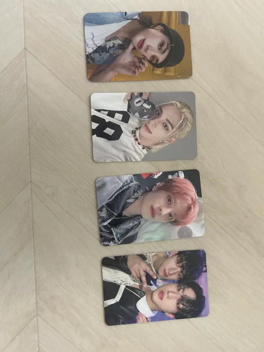 스트레이키즈 포토카드 4장 일괄