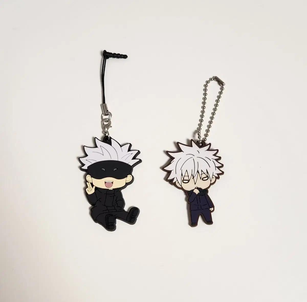 주술회전 고죠 사토루 시부야사변 니토탄 페탄코 러버 키링스트랩 룩업아크릴