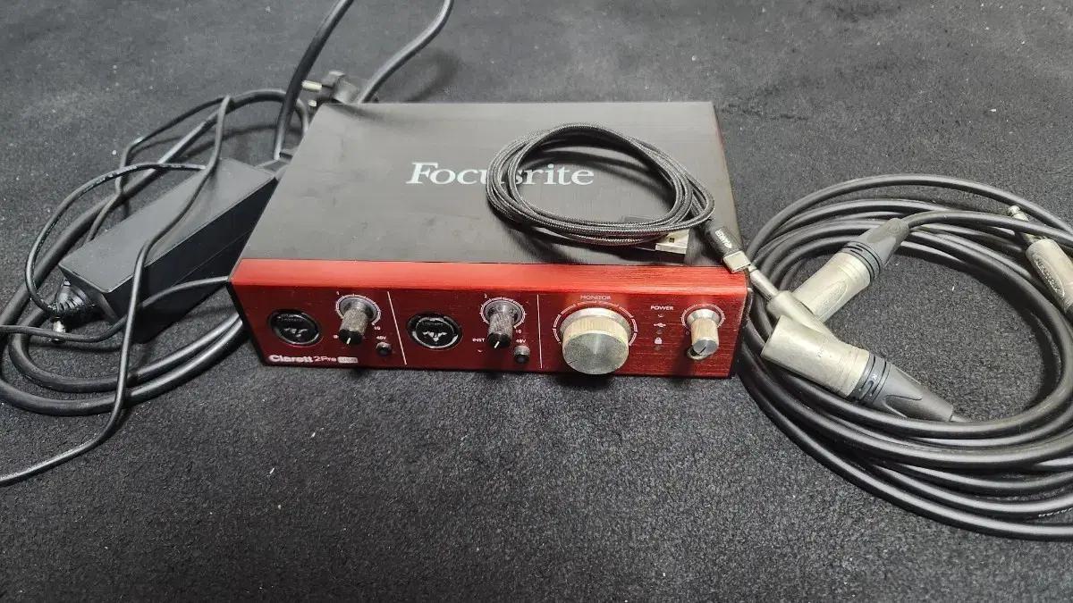 포커스라이트 클라렛2pre usb focusrite clarett2pre