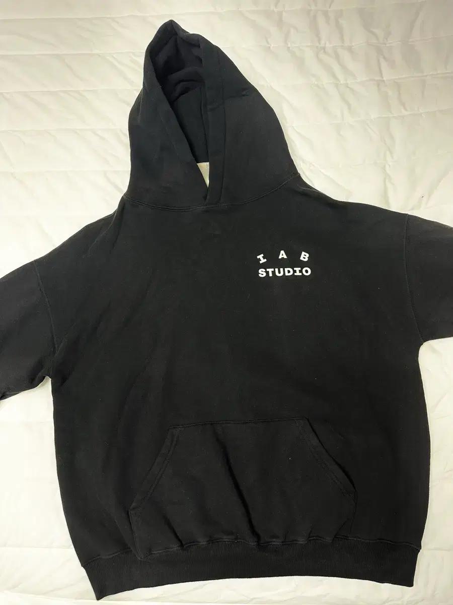 IAB STUDIO 블랙 후드티 XL