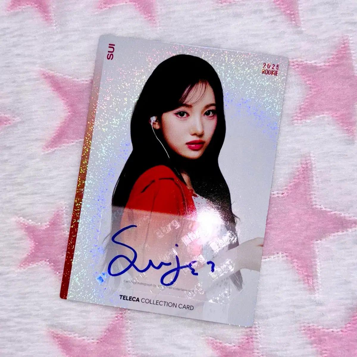 테레카 키키 수이 오토그래프 친필 사인 포토카드 양도