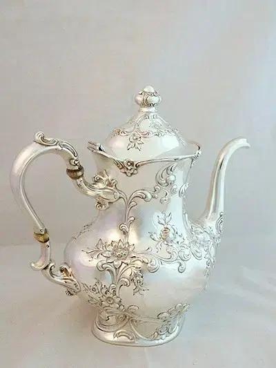 Gorham Chester 스털링 Repousse 티써빙5