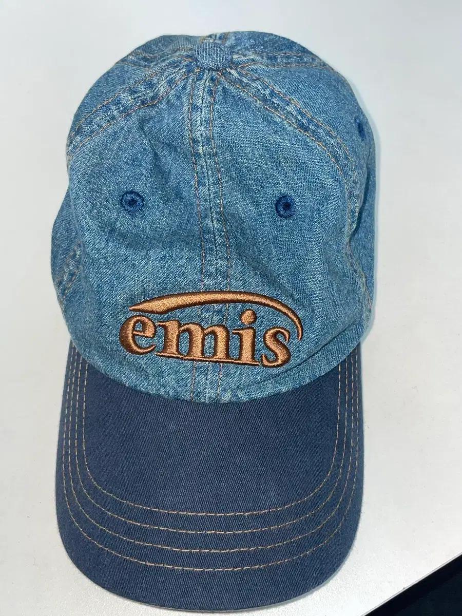 emis 에미스 데님 볼캡 모자