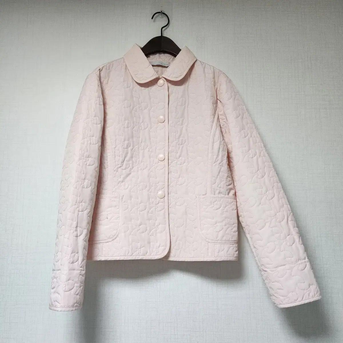 LALTRAMODA  퀼팅 자켓 베이비 핑크 S