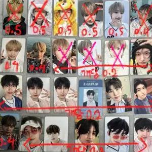킥플립 포카 미공포 판매 케이주 아마루 주왕 민제 계훈 동화