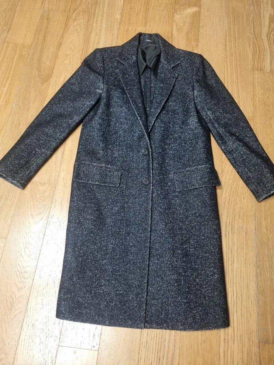 Theory 띠어리 롱 코트 헤링본 스타일