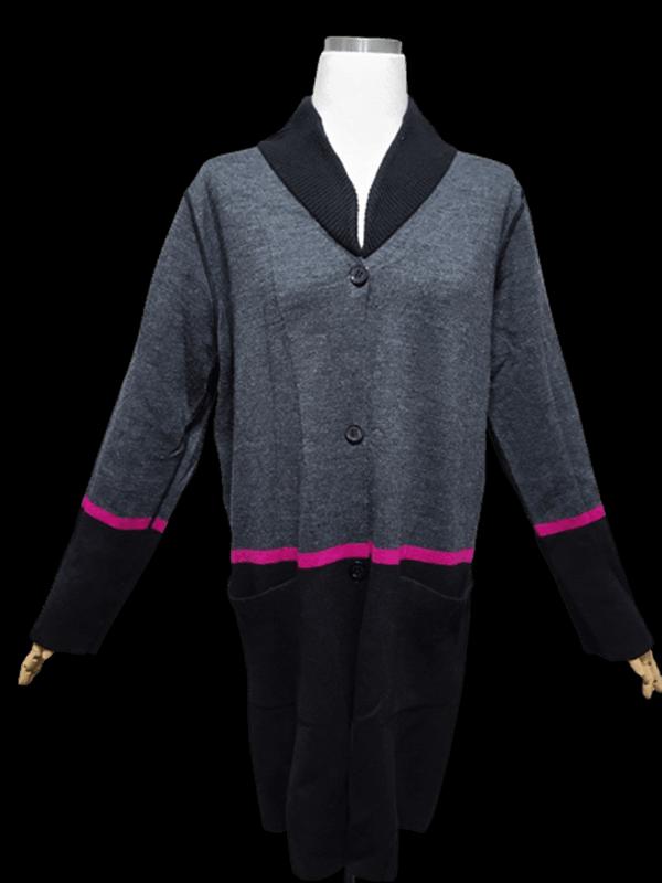 프랑스브랜드 소니아리키엘 정품 여성 추동용 여자 니트가디건자켓코트66