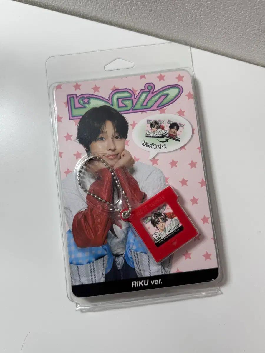 미개봉 원가이하) 엔시티위시 로그인 엠디 게임팩 키링 리쿠 양도 판매