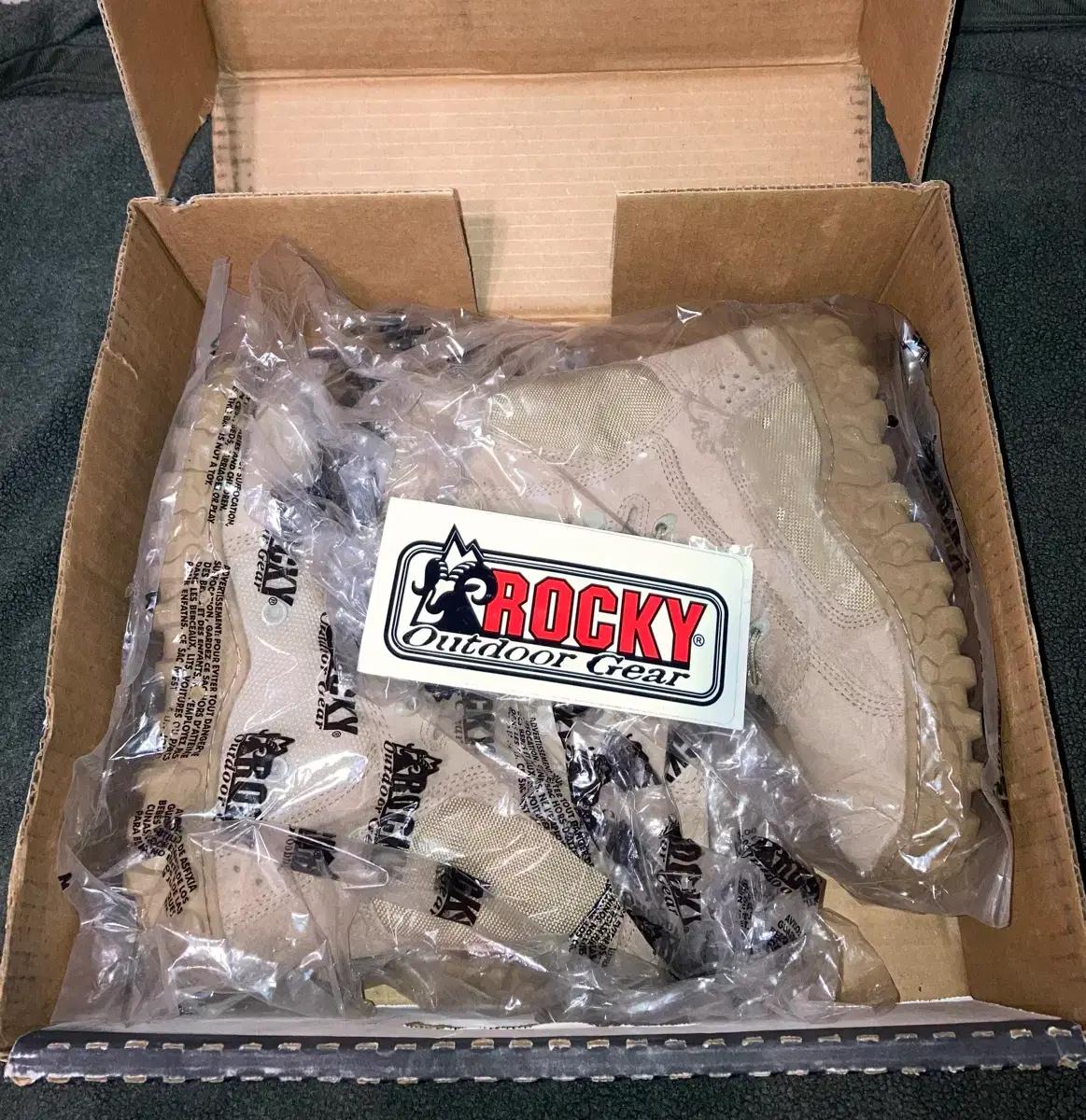 미군 Rocky S2V,록키 전투화,사막화,부츠(7W,NEW)