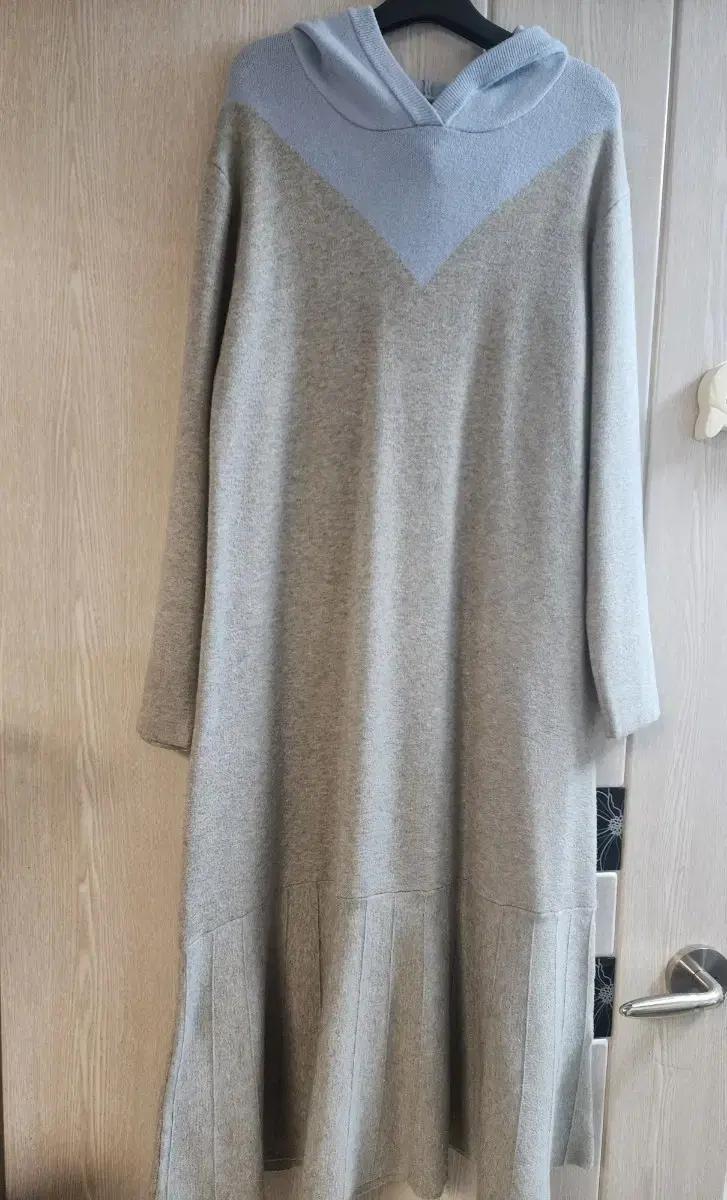 숲 브랜드* 후드 롱니트 원피스 F