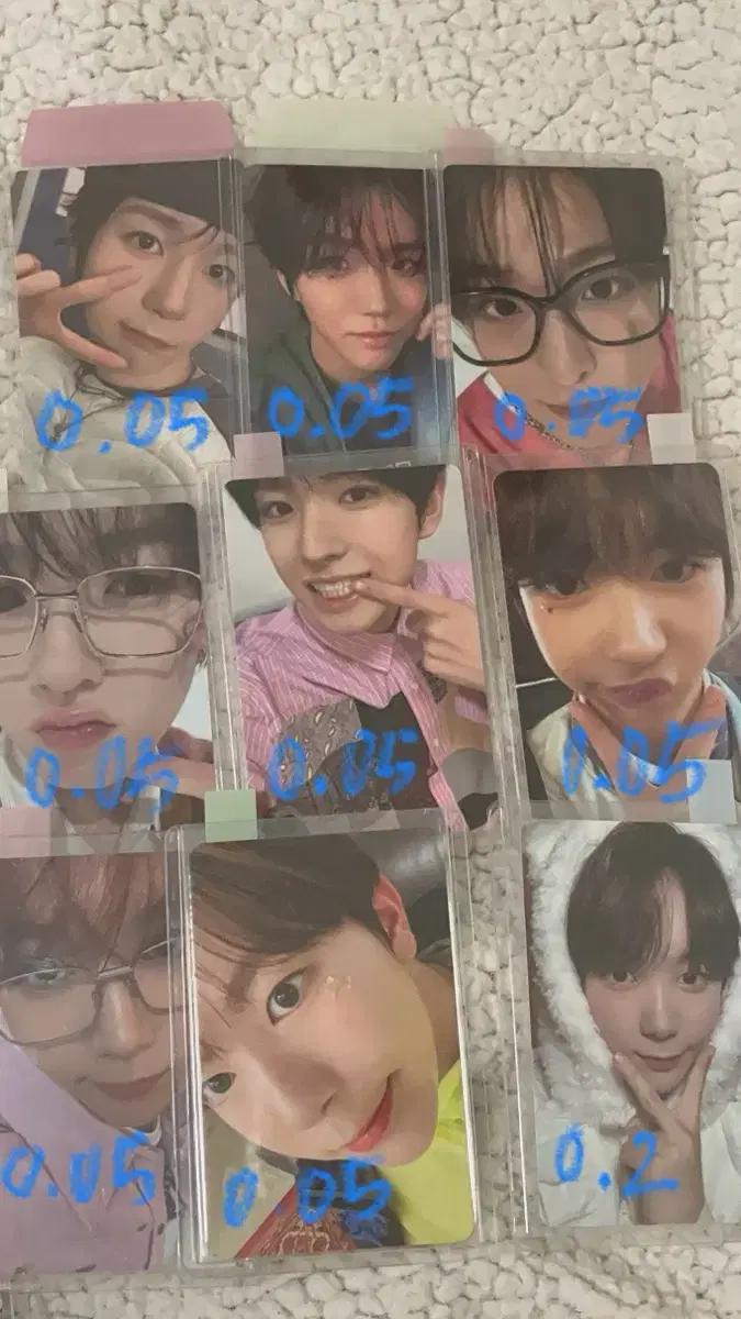 엔시티 위시 nctwish 료 포카 일괄