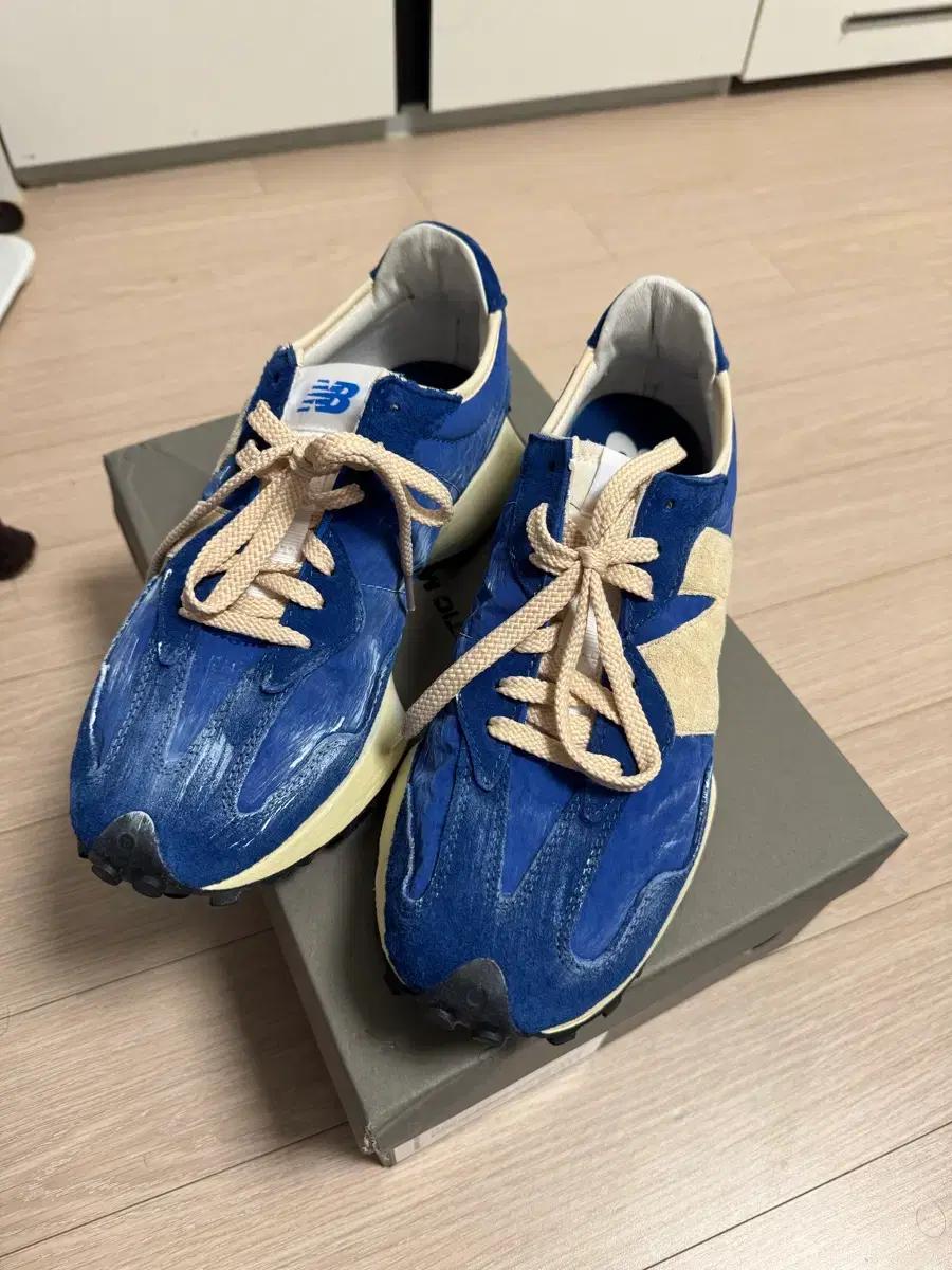 뉴발란스 327 빈티지 럭스 블루