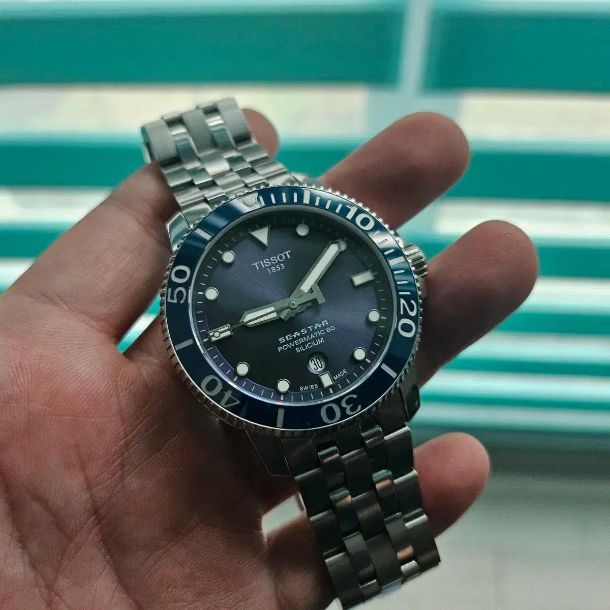 티쏘 씨스타1000 오토매틱 청판 팝니다