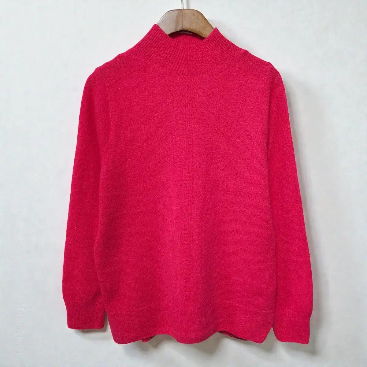 여성44~5)J BY 캐시미어100% 모그넥 니트