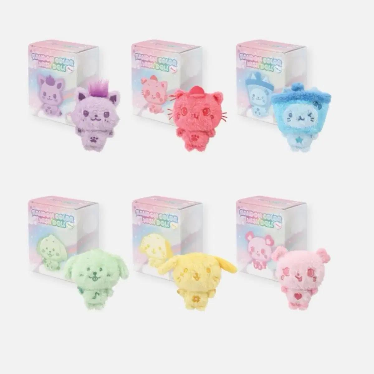 엔시티위시 컬러 md 팡이 버블냥 쿠리 레드 블루 그린 노랑 보라 퍼플