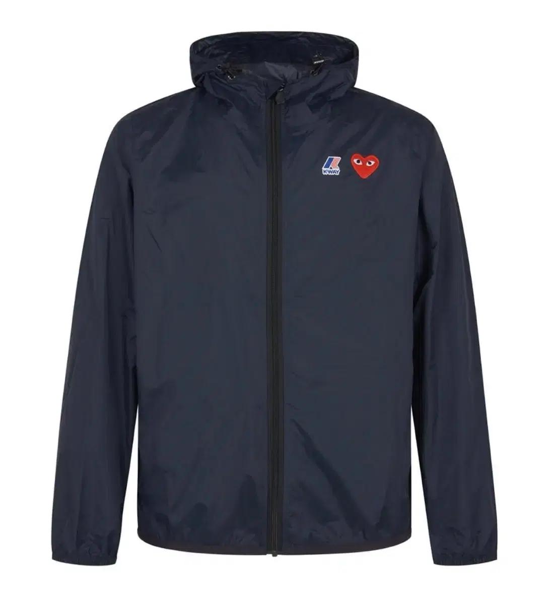 (새상품)꼼데가르송 까웨 바람막이 자켓 네이비