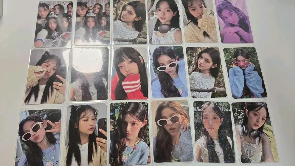 뉴진스 시그 앨포 포카 일괄로팝니다