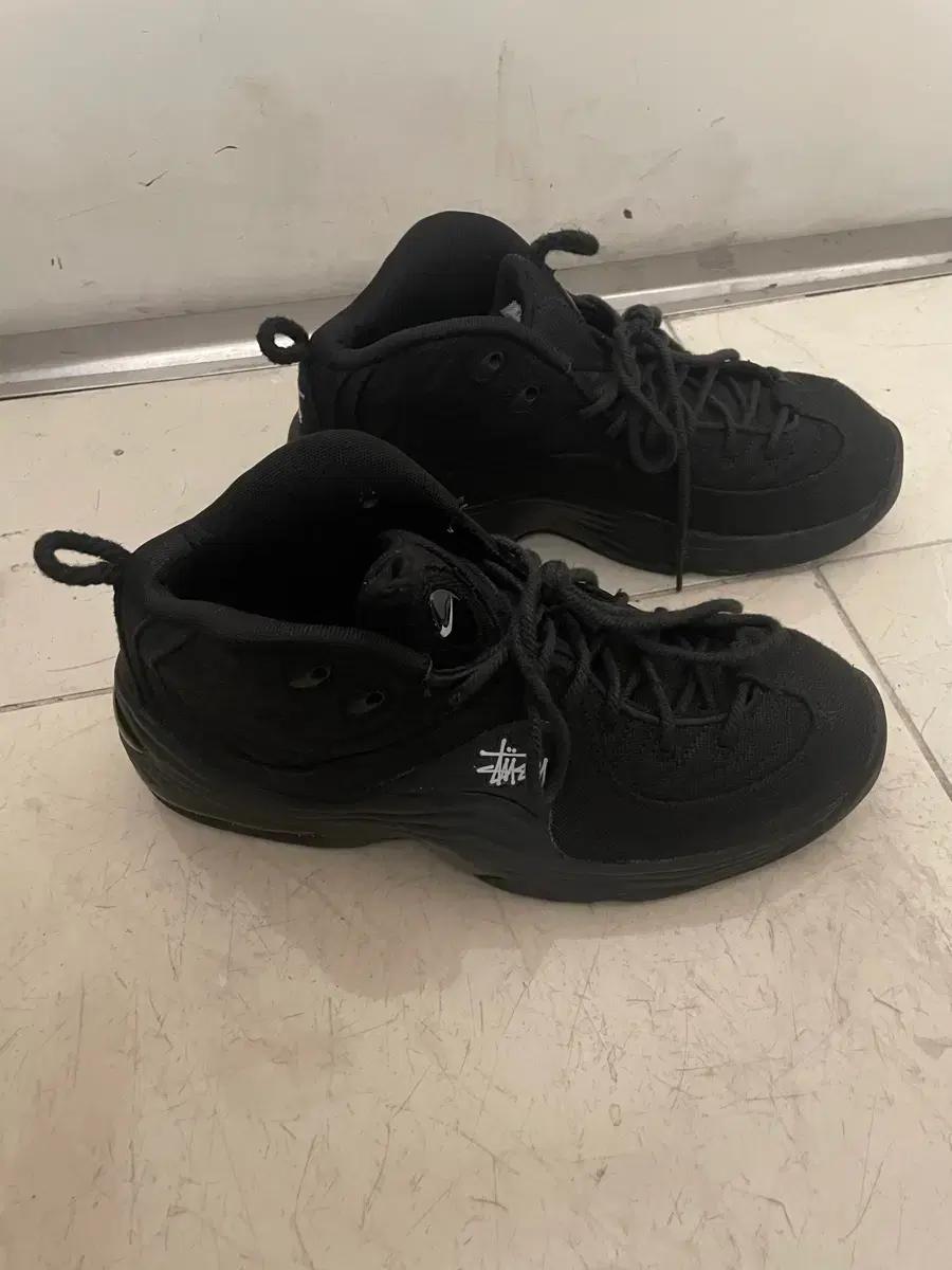 나이키 x 스투시 에어 페니 2 블랙