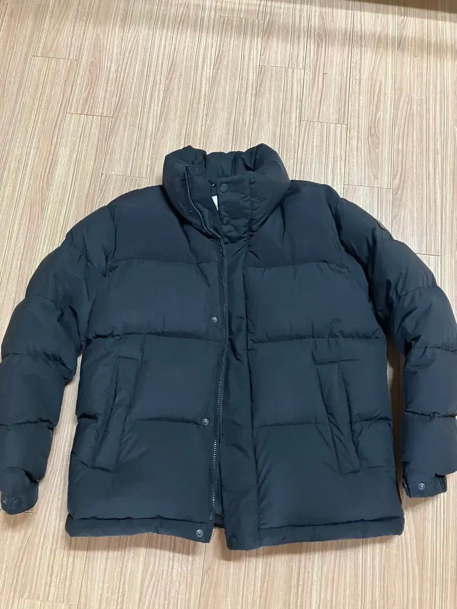 코오롱스포츠 헤스티아 숏패딩 블랙 95