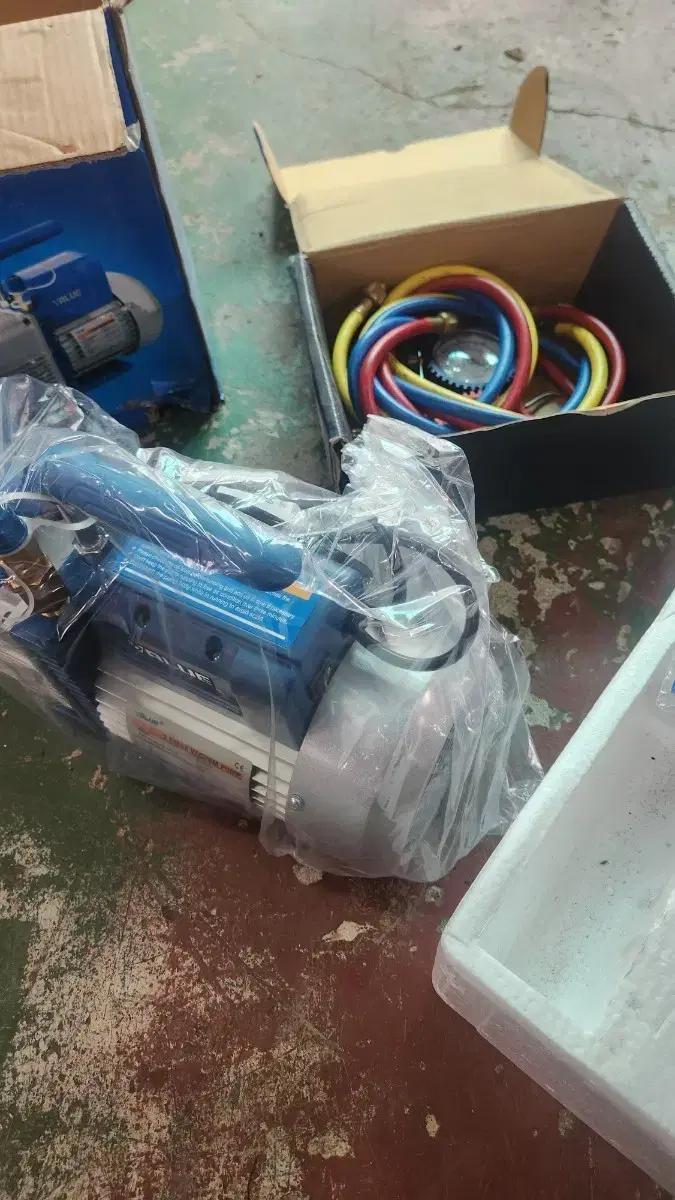 VALUE VE245N 2단 진공 펌프 새제품/마스트쿨 메니폴드게이지 새