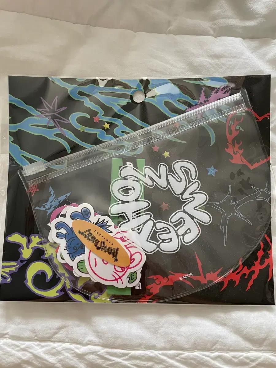 NewJeans 뉴진스 스티커 씰 + 지퍼백 세트 하우스윗