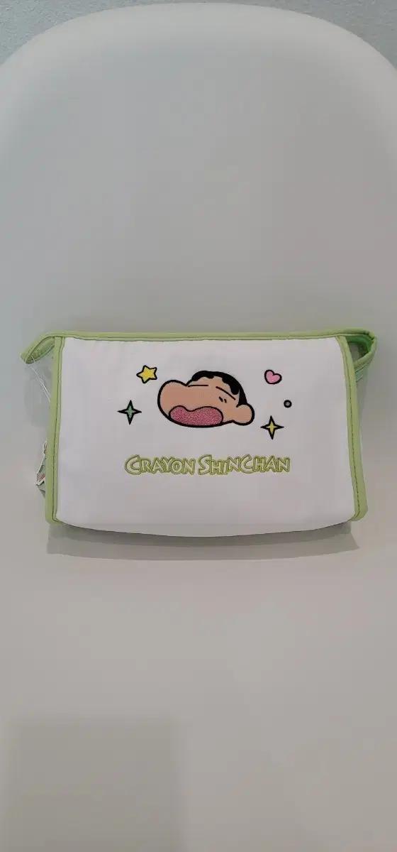 짱구 흰색 파우치 (Crayon Shinchan)