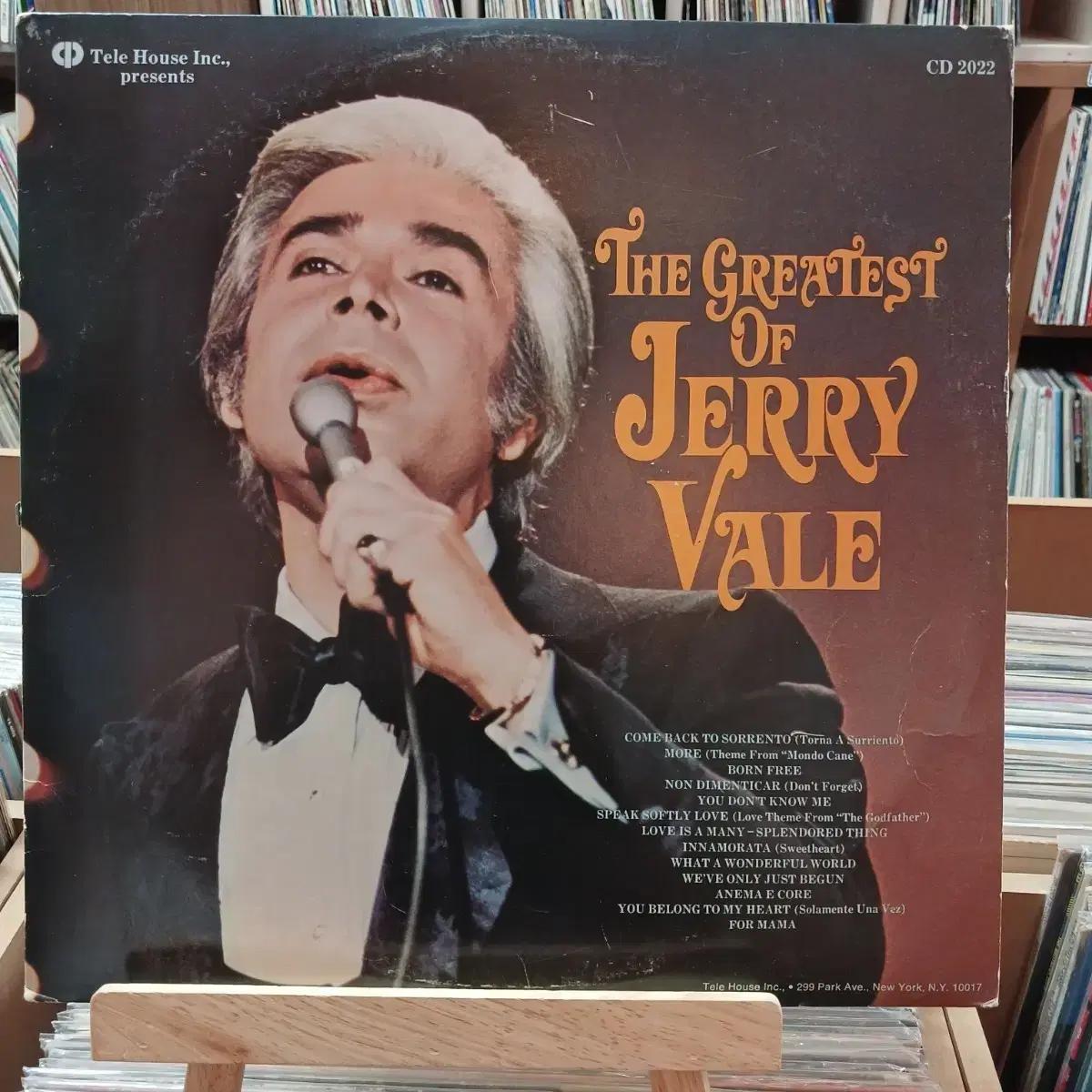 제리 베일 The Greatest of Jerry Vale 더블 LP