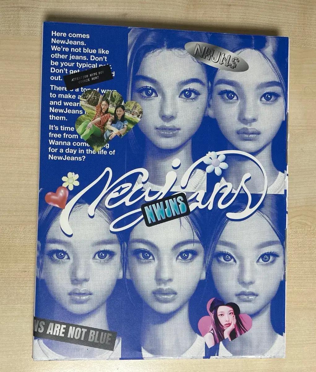 뉴진스 블루북 앨범 어텐션 단체 BLUEBOOK NEWJEANS