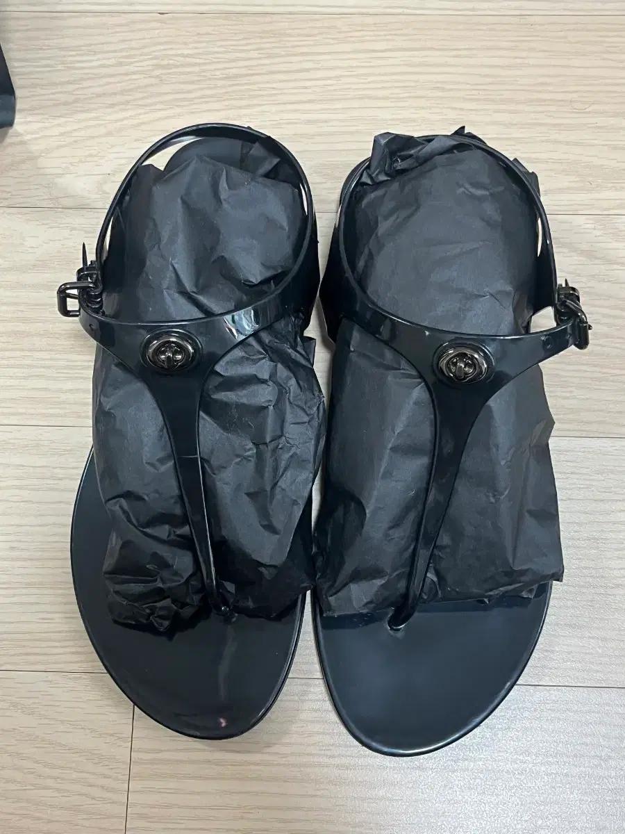 코치 COACH 젤리 쪼리 블랙 230