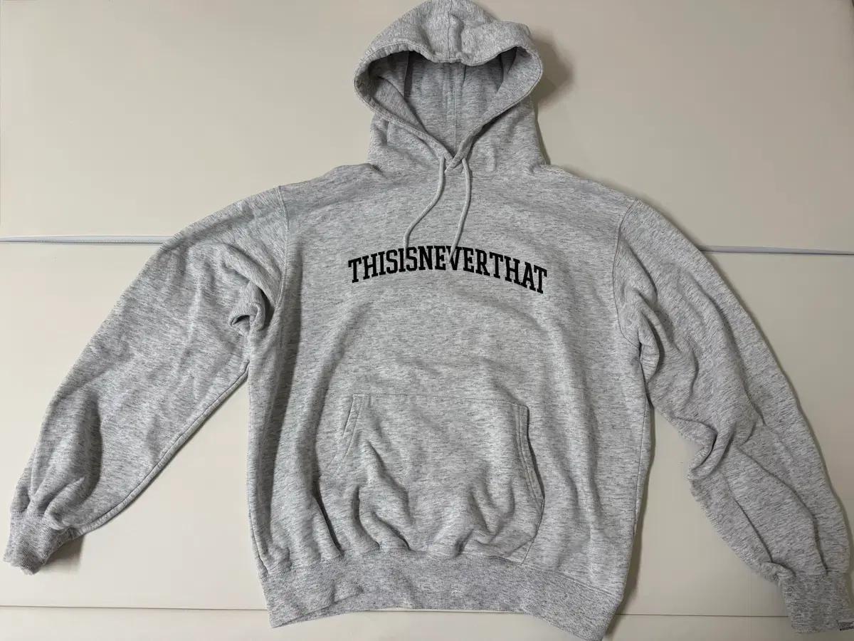 디스이즈네버댓 로고 후드티셔츠 L