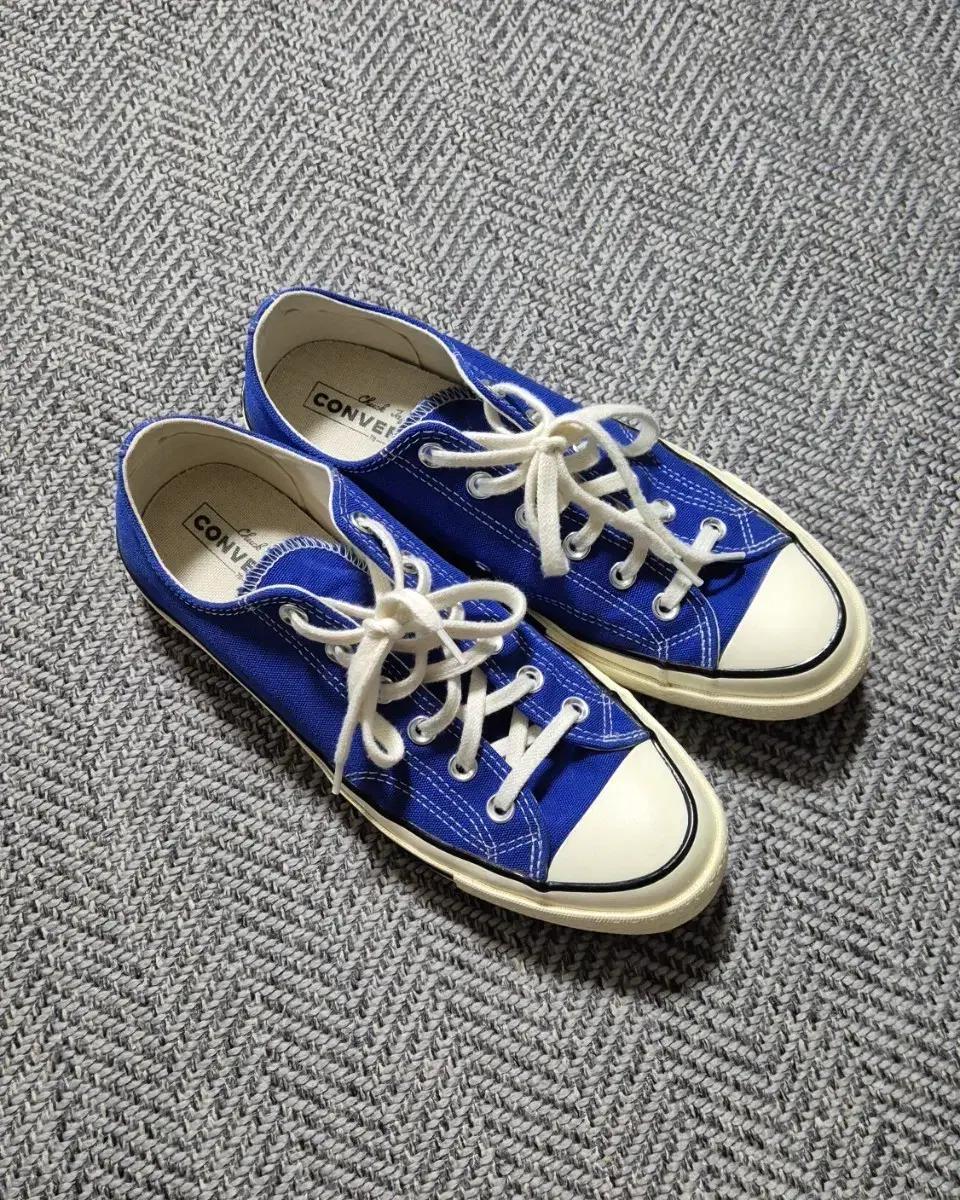 컨버스 척테일러70 로우 러쉬 블루 265사이즈
