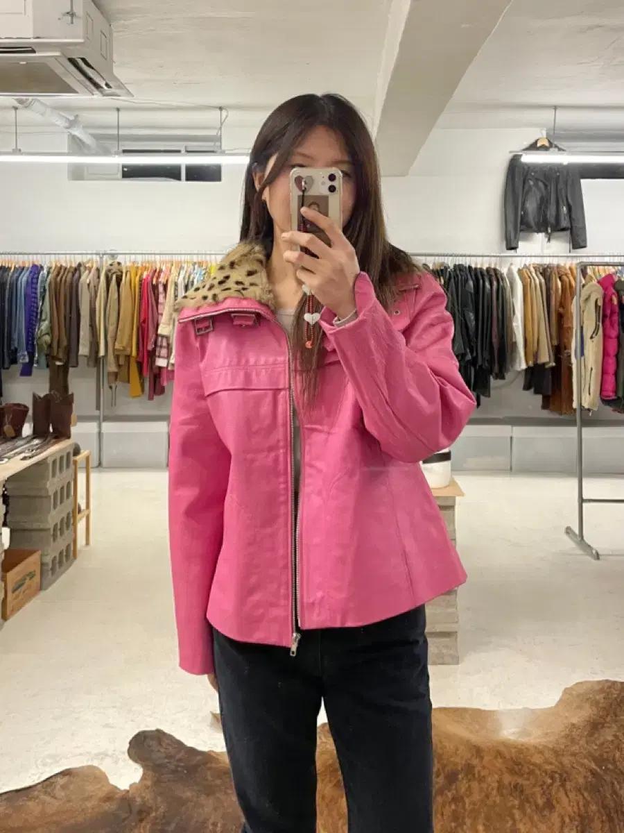 WILSON LEATHER fur leather jacket 퍼 자켓