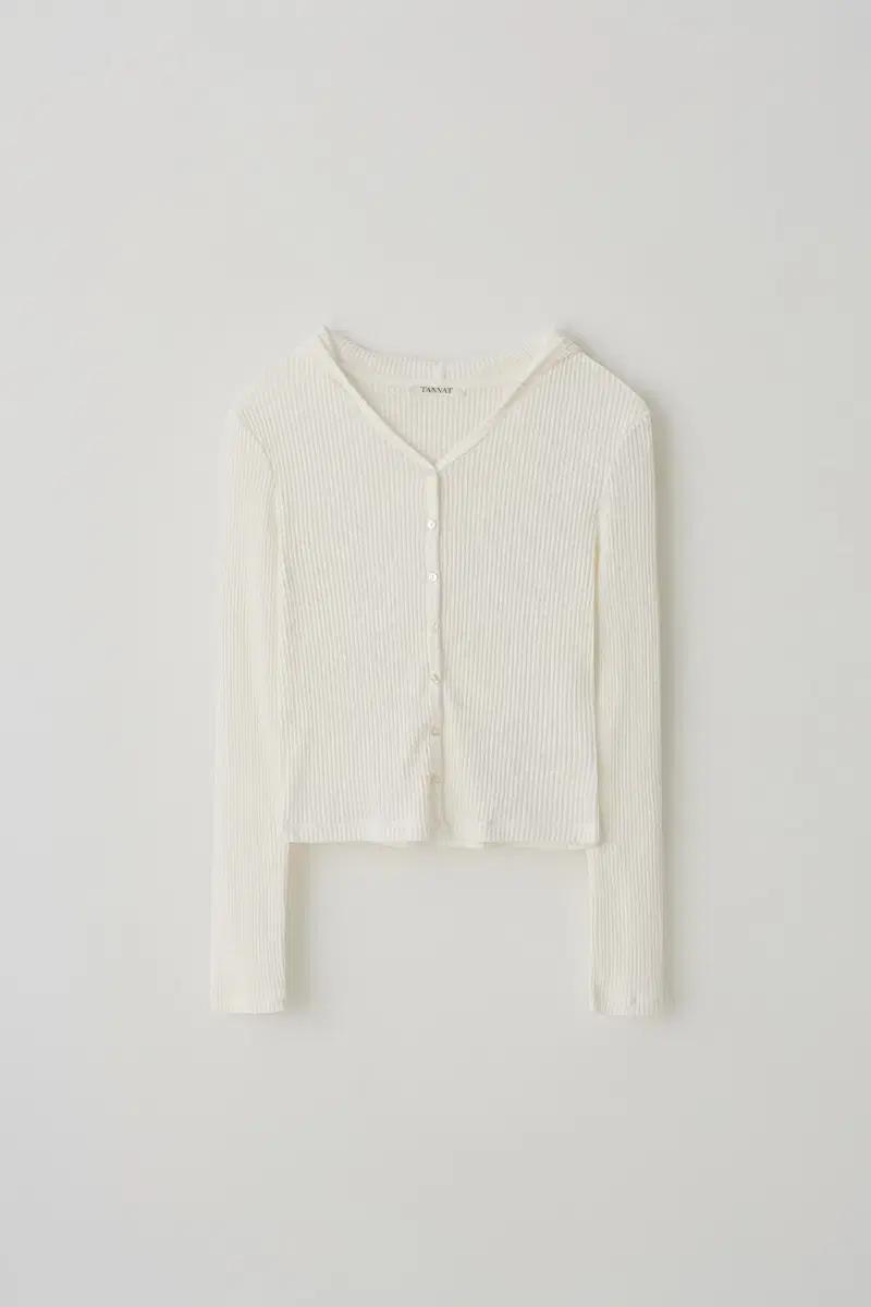 타낫 스냅 버튼 후디 가디건 아이보리