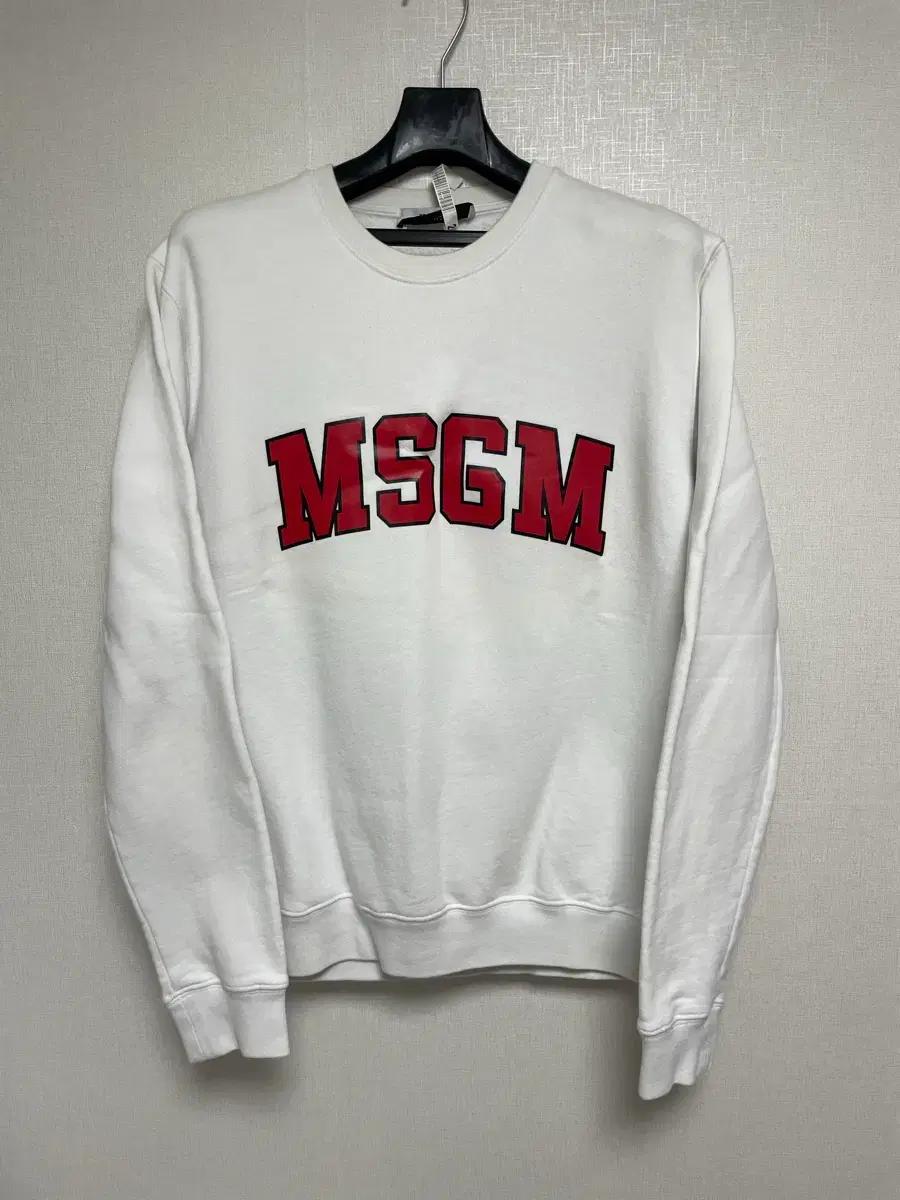 MSGM 남성 맨투맨 화이트 M