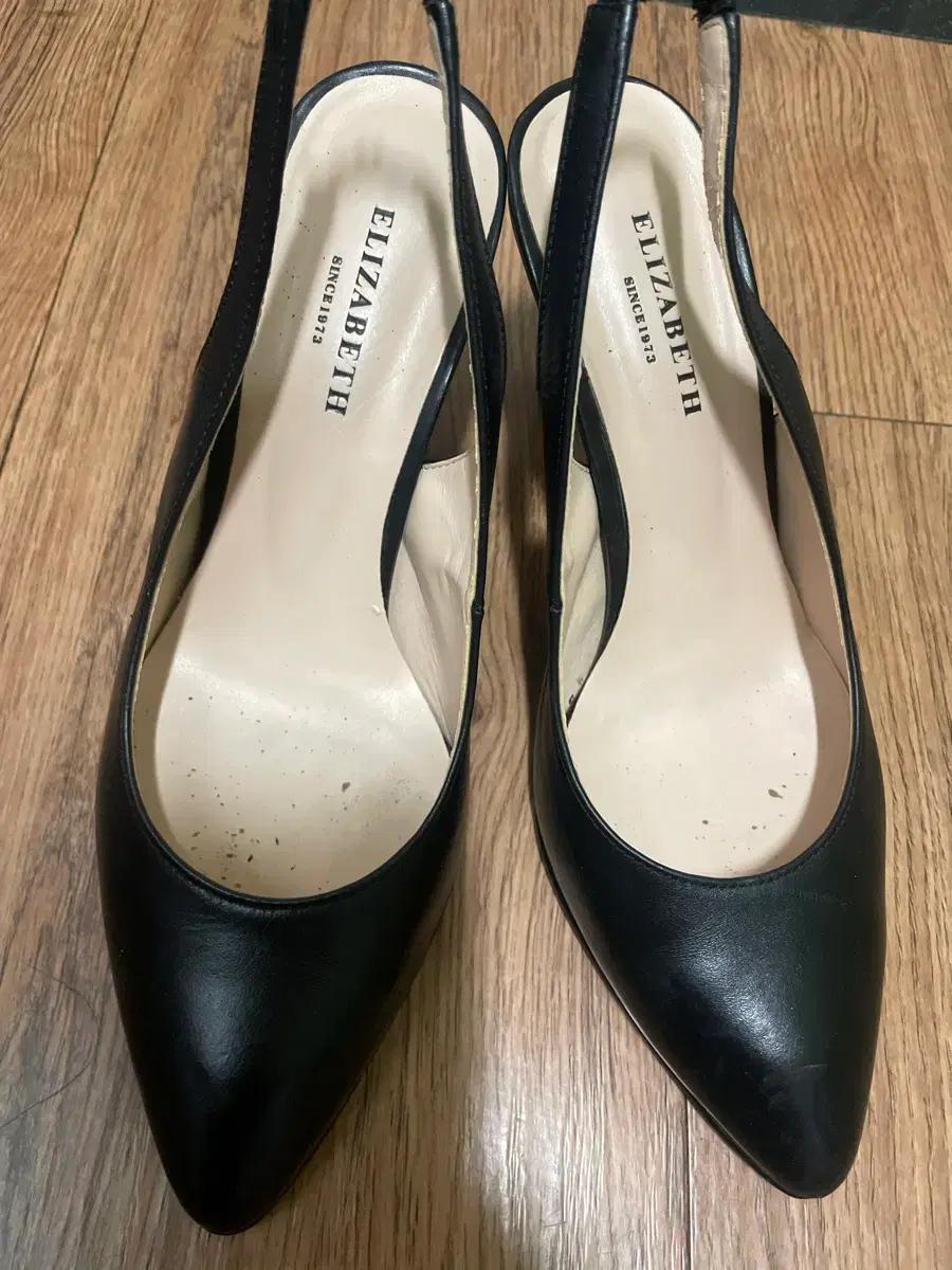 엘리자베스 블랙 여성 하이힐 스틸레토힐 샌들 230