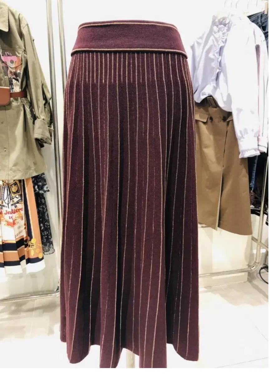 (프리) 주크 여성 니트스커트/니트 치마/ 플리츠 스커트