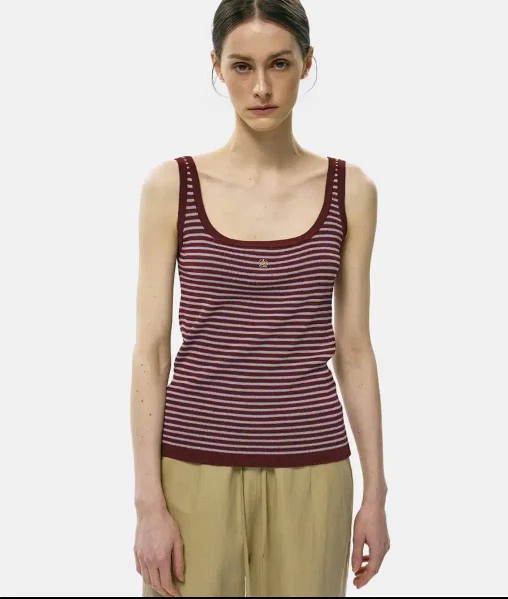 [새상품] archaic 아르카익 스트라이프 니트 슬리브리스