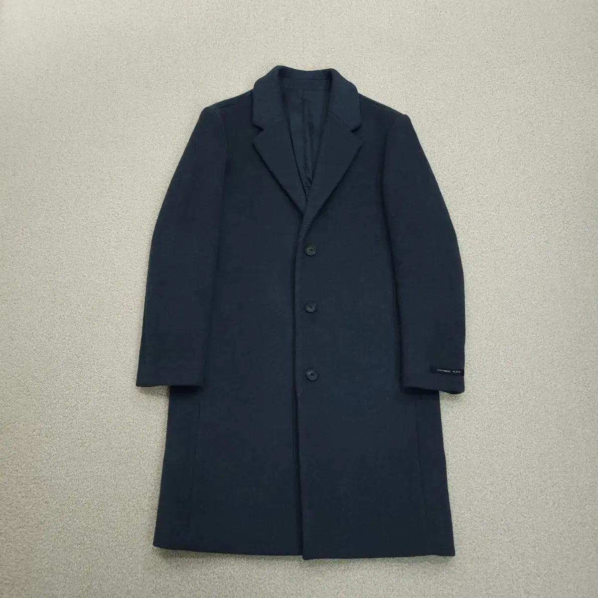 (95)마인드브릿지 남성 싱글 캐시미어 울 롱 코트 L20W1444