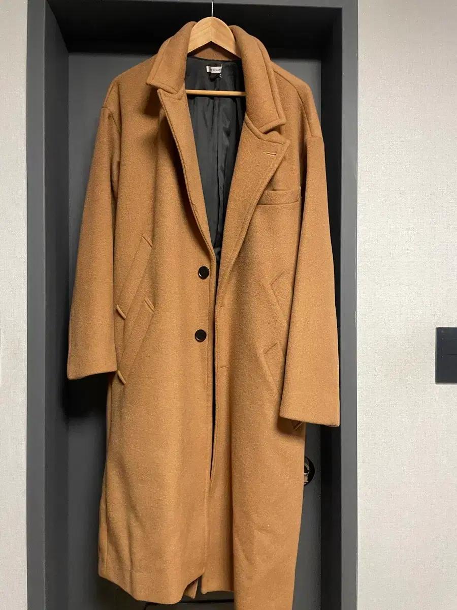 라멜마메종 캐시미어 울 코트 브라운(프리사이즈 100-105 추천)