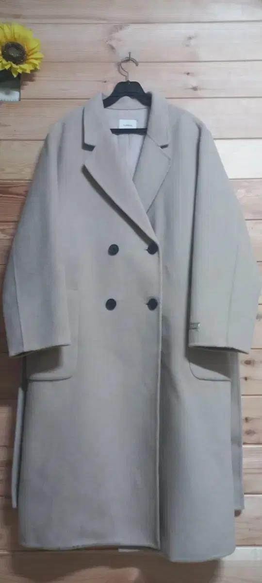 PUREDA 퓨어다 핸드메이드 더블 울롱코트