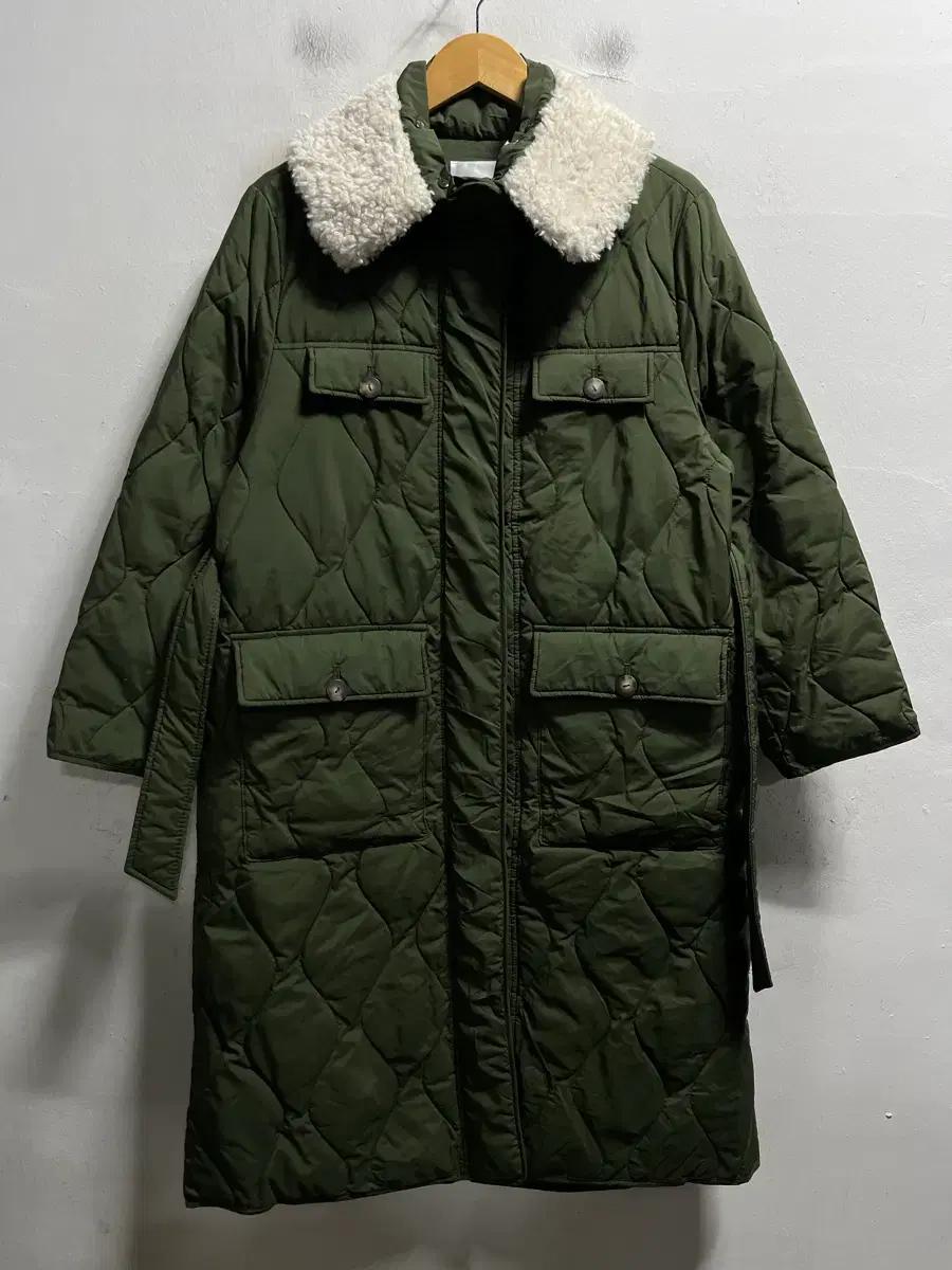 55-66 Etre Monch 루즈핏 롱 패딩코트 정품