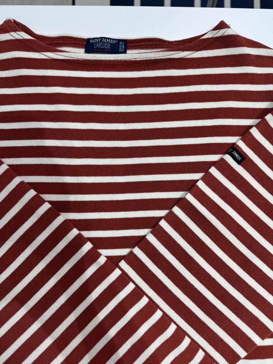 세인트제임스 스트라이프 긴팔티 XL